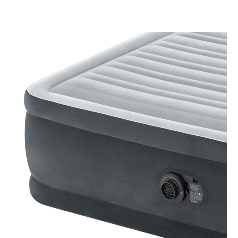 INTEX COLCHON DURA-BEAM DELUXE COMFORT PLUSH FIBER-TECH CON BOMBA 2 PLAZAS QUEEN Intex Colchon Dura-beam Deluxe Comfort Plush Fiber-tech Con Bomba 2 Plazas Queen