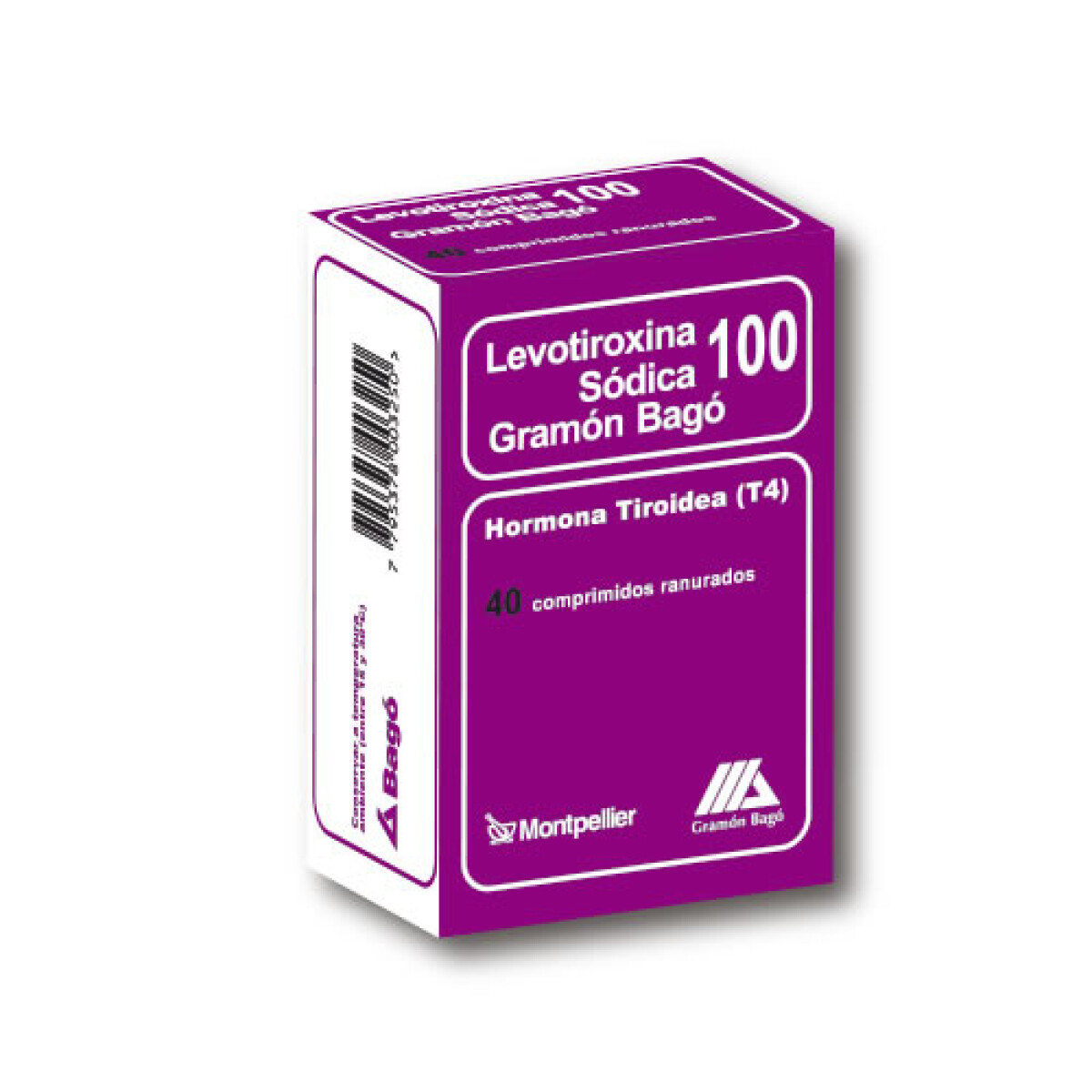 LEVOTIROXINA 100 MG X 40 COMPRIMIDOS 