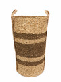 CESTA DE YUTE MULTICOLOR