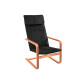Sillón Silla Lumax Flex Diseño Comodidad y Estilo Negro