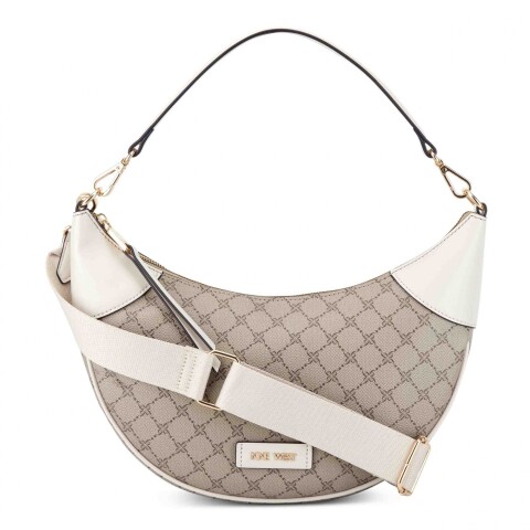 Tote Hb Byron Crossbody Hobo Beige Logo/milk