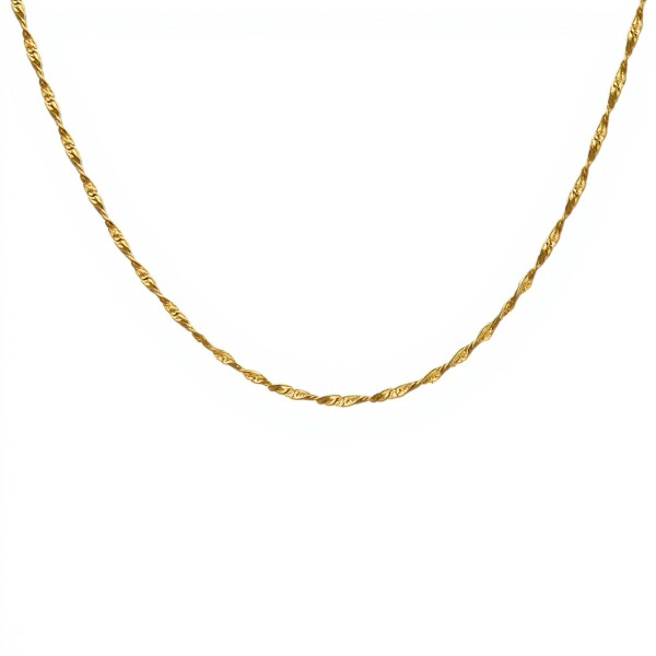Cadena oro Singapur - Oro bajo - Sin Piedra - CD8063 sinpiedra