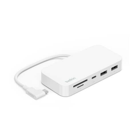 Belkin Adaptador HUB 6 en 1 USB-C - White Belkin Adaptador HUB 6 en 1 USB-C - White