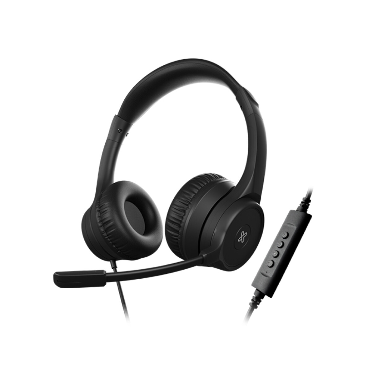 Auriculares Klipxtreme KlearCom c/microfono cableado - Black 