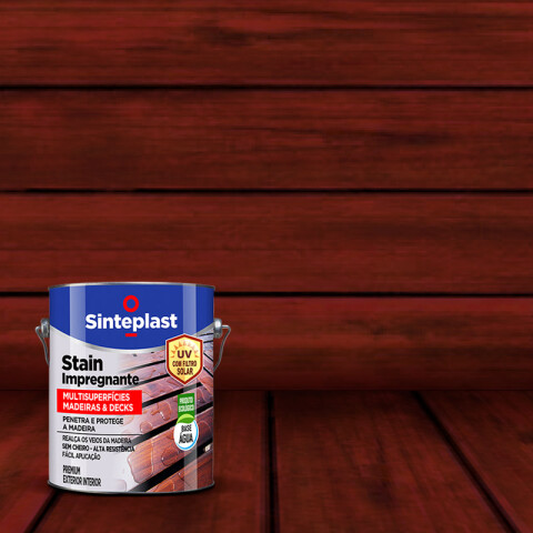 Protector Stain para maderas Base Agua Nogal