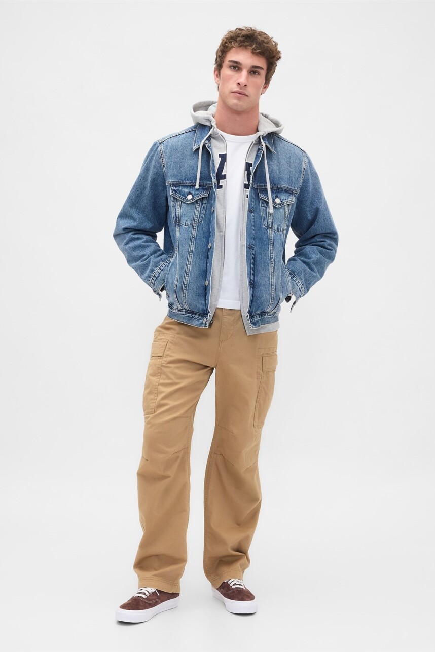 Pantalón Cargo Hombre Classic Khaki