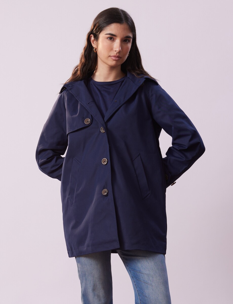 Gabardina Impermeable - Azul 