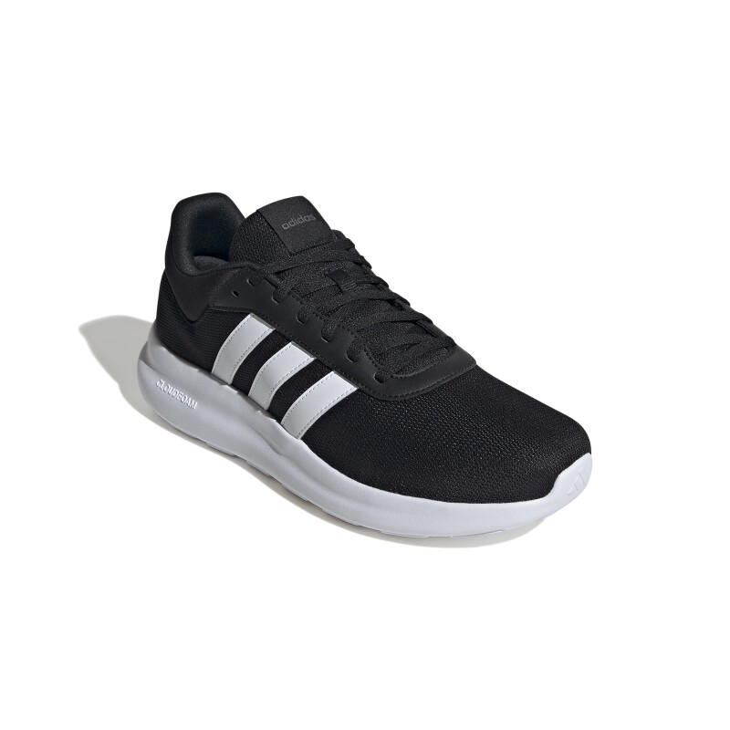 Championes de Hombre Adidas Lite Racer 4.0 Negro - Blanco