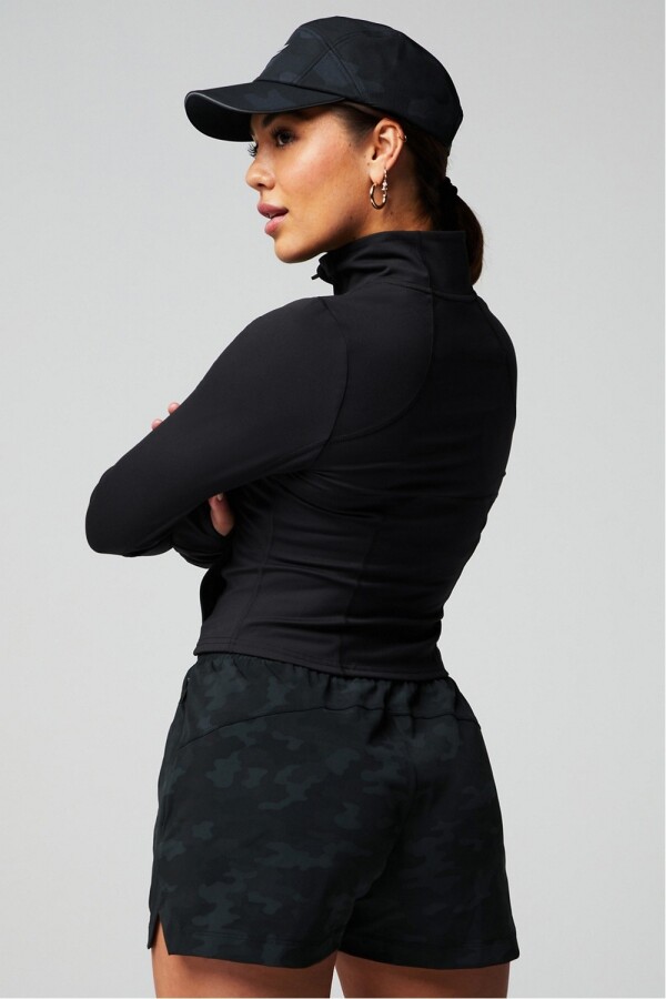 Casaca Perfect Storm Cropped Train Jacket Mujer Black