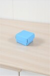 Caja Cuadrada 4x4x2,5 cm CELESTE