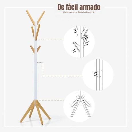 Perchero de pie Bamboo Perchero de pie Bamboo