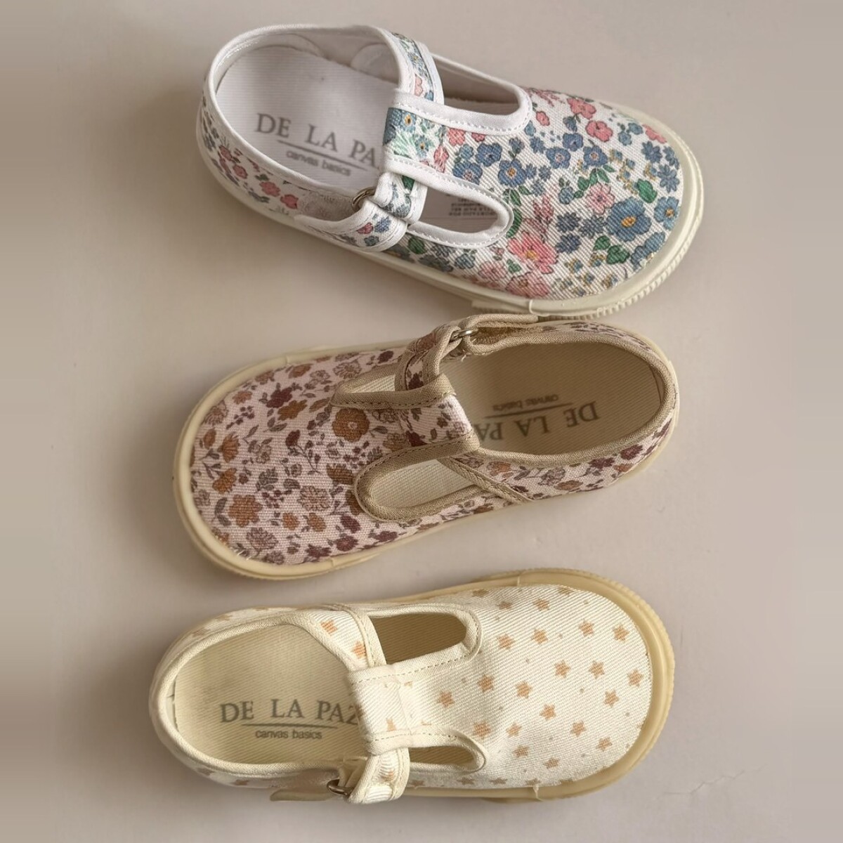 Guillermina De Lona Canvas Toddler Estampadas Del 22 Al 26 - Estrellitas 