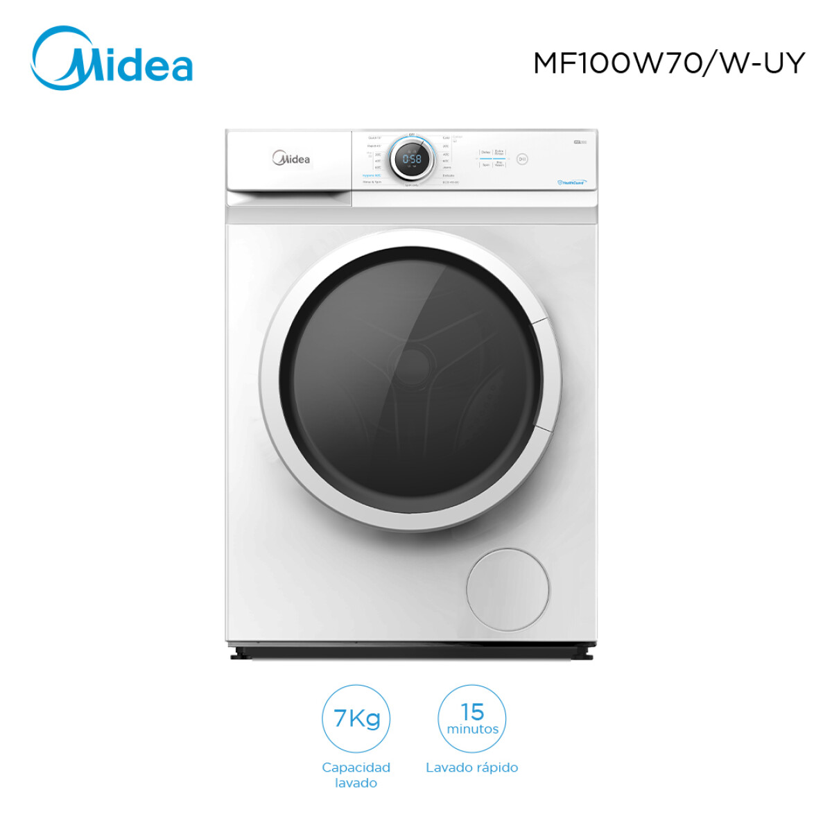 LAVARROPAS MIDEA 7KG MF100W70/WB-UY 