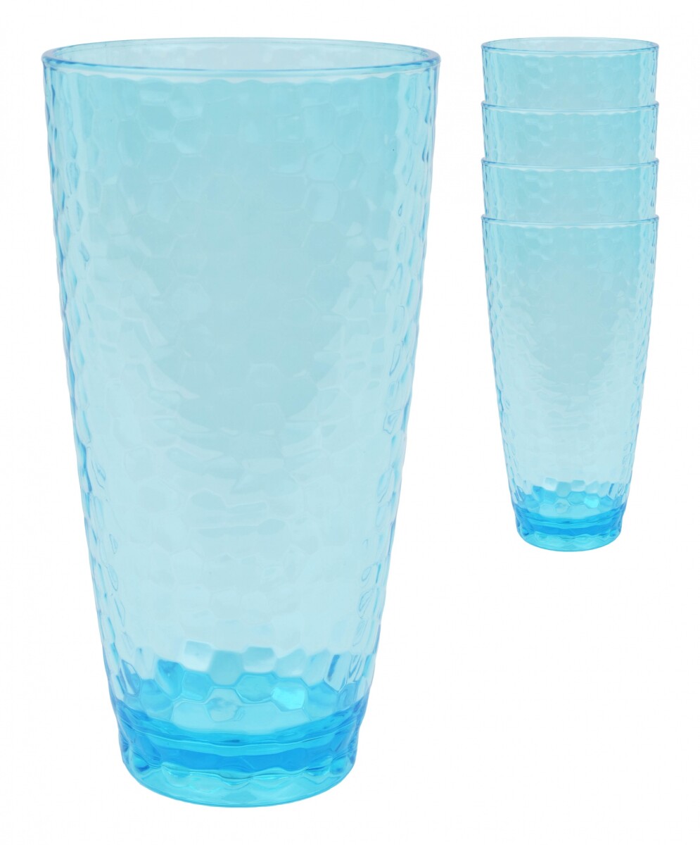 VASO PLASTICO X4UDS 25767 