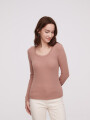 Remera Dalym Beige Oscuro