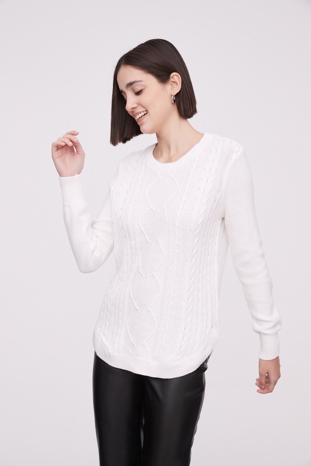 Sweater Aspasia Marfil / Off White