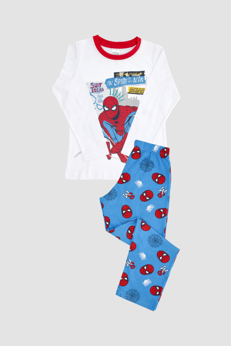Pijama spiderman - Azul 