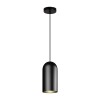 COLGANTE OTTO 1L E27 NEGRO LISO Y DORADO COLGANTE OTTO 1L E27 NEGRO LISO Y DORADO