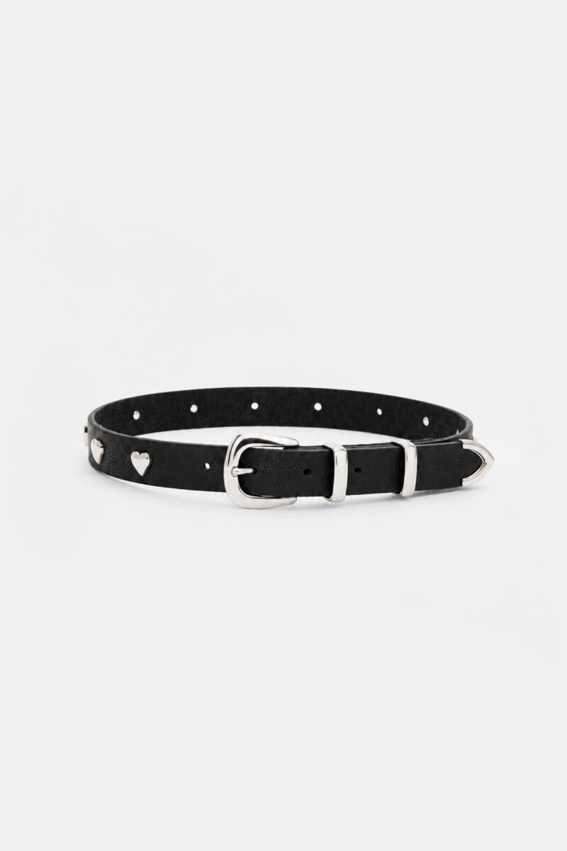 CINTO MINI HEARTS Negro