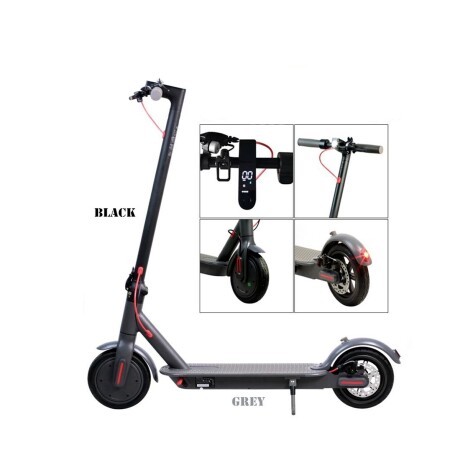 MONOPATIN ELECTRICO CHILL RODADO 8.5 CAMARA NEGRO GO-GREEN ++ N/a