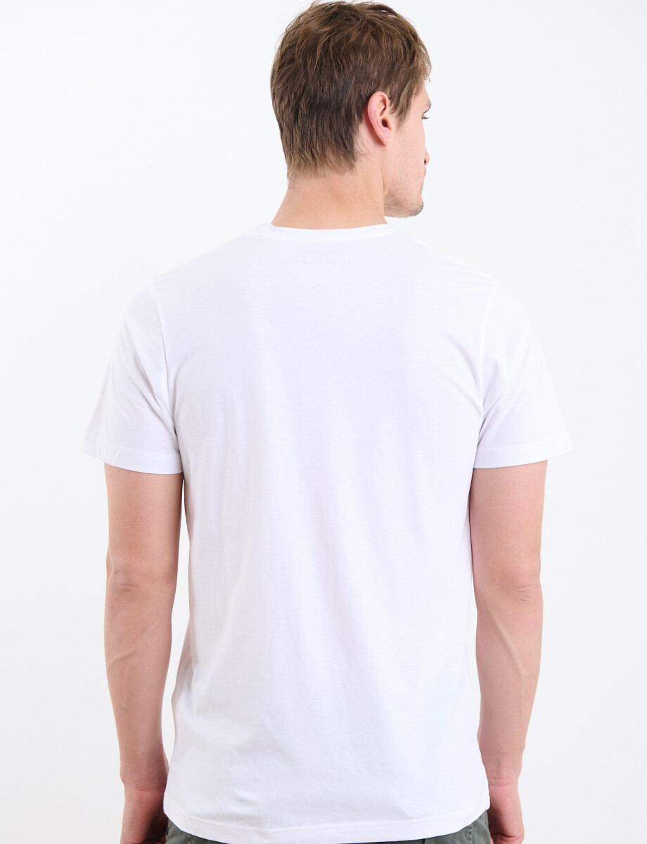 520658 T-SHIRT HARRINGTON LABEL Blanco