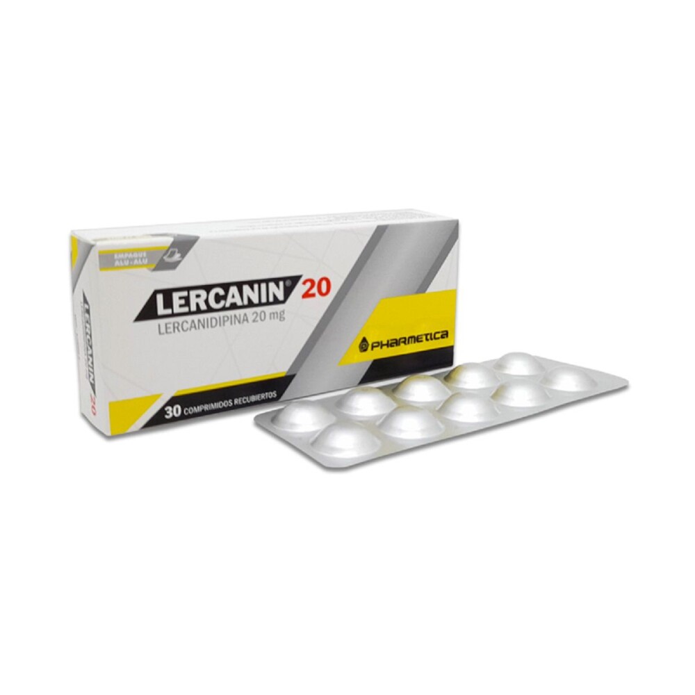 LERCANIN 20 MG. CJ X 30 COMP. REC. única
