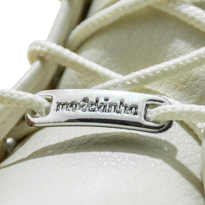 Bota Molekinha Femenina de Niños - 2182.100-29337 Blanco