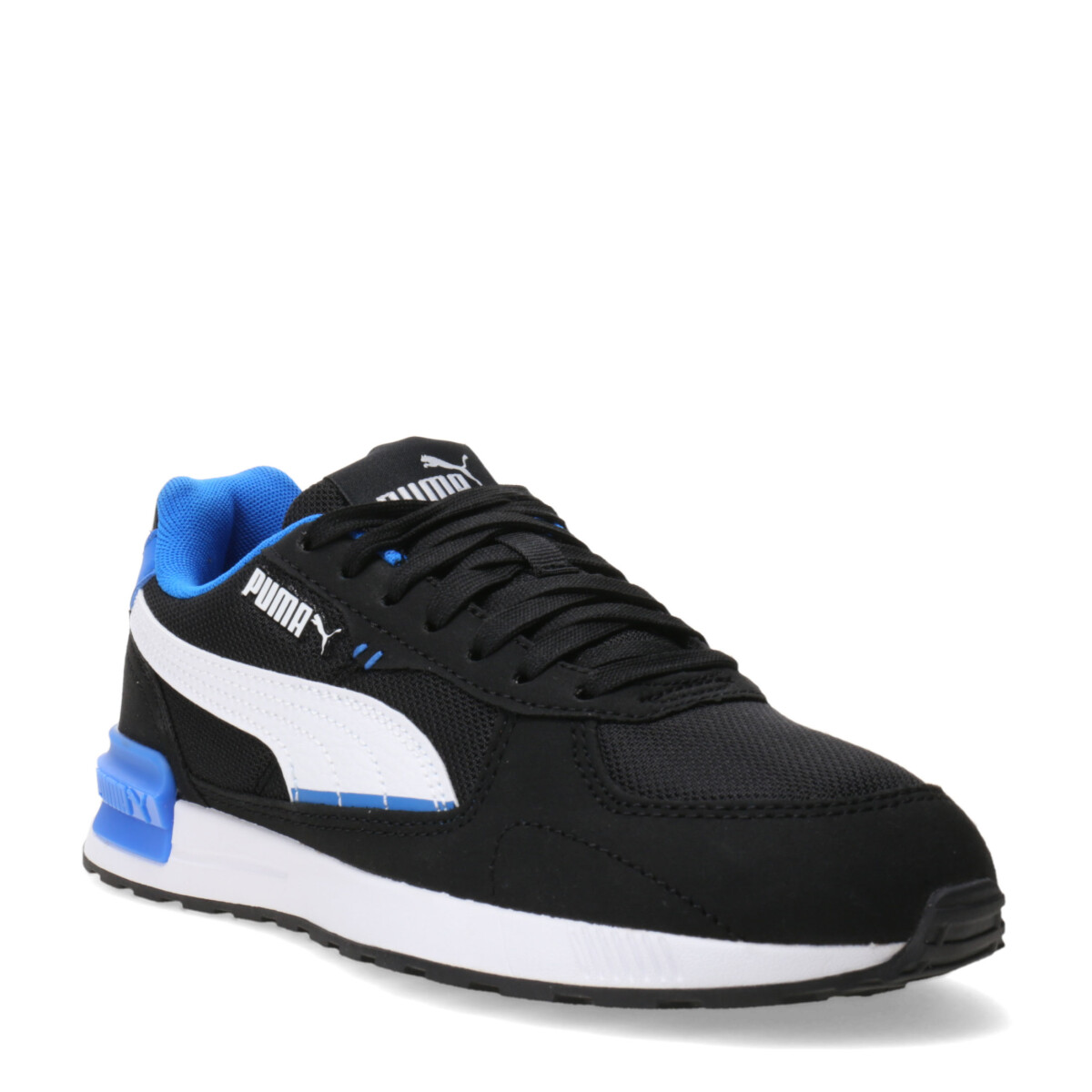 Championes de Niños Puma Graviton - Negro - Blanco - Azul 