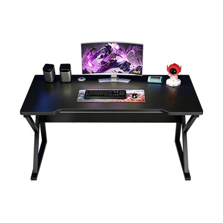 Escritorio Carbón 120 cm Hierro y Madera Mövi ESH0039 NEGRO