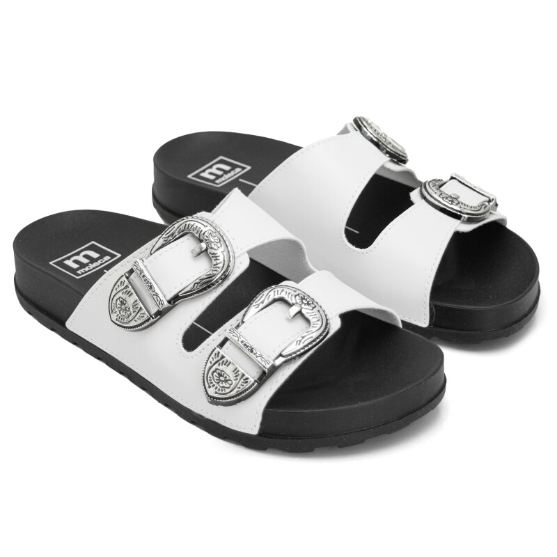 Sandalias Moleca Zuecos de Mujer - 5436.402-7800 Blanco