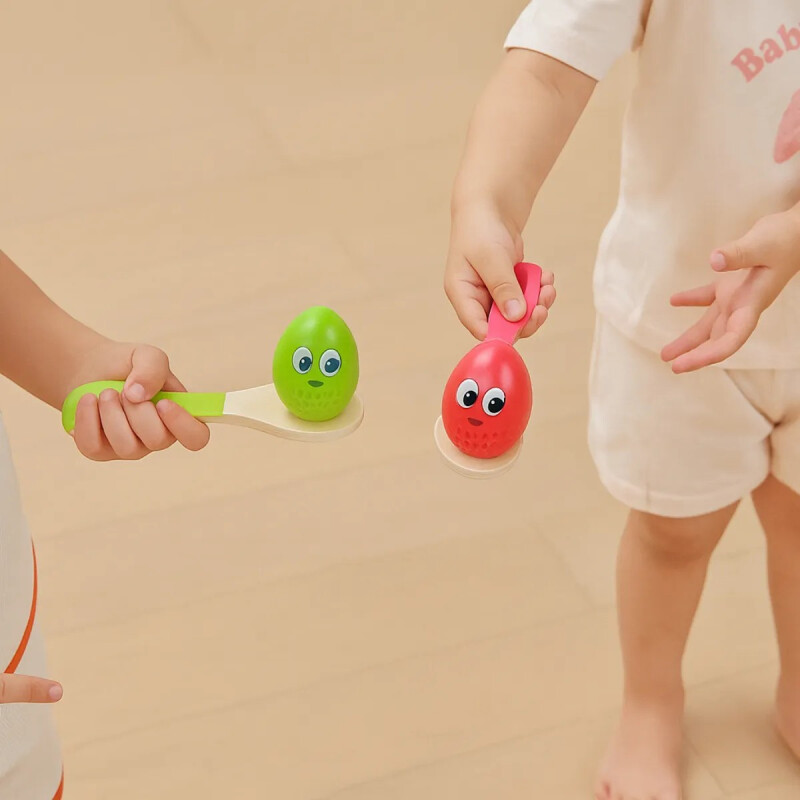 Juego de Mesa Carrera de Huevos Viga Juego de Mesa Carrera de Huevos Viga