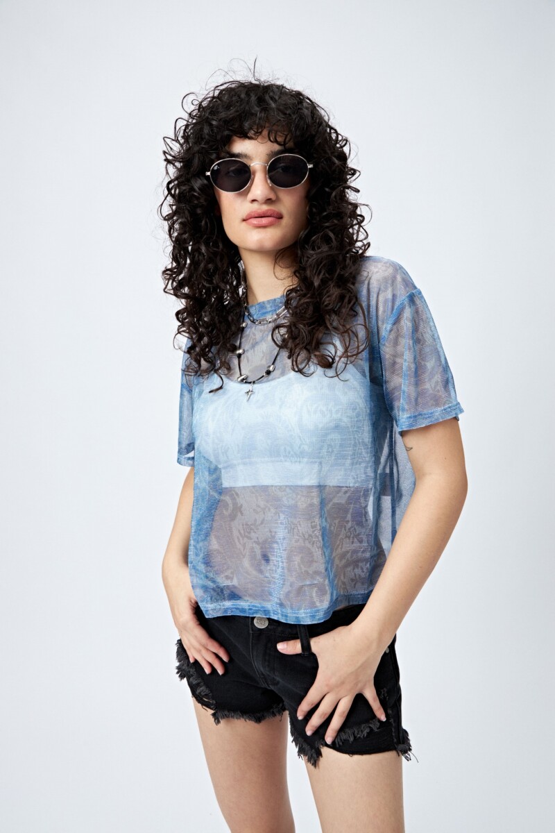 TOP RUST Azul Lavado
