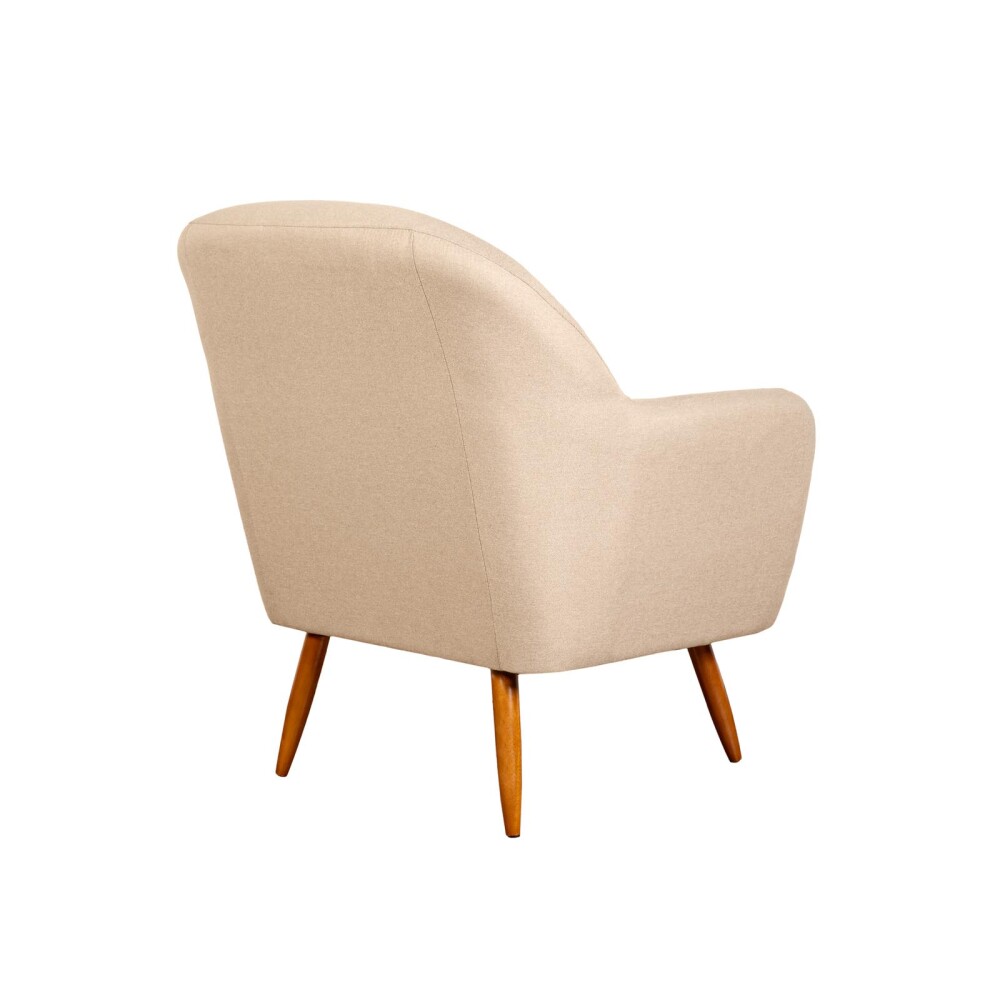 BUTACA TELA-Y-MADERA NATURAL-BEIGE IRIS BEIGE