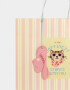 Accesorios Regalos Animalito Bolsa De Regalo Grande Estampada "happines" - Combinacion Multicolor
