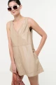 VESTIDO CORTO Cemento