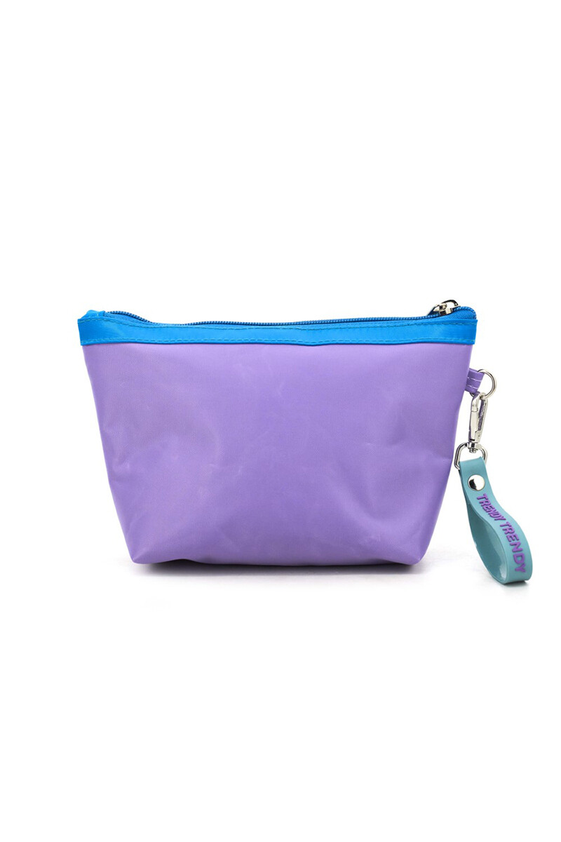 Cartuchera estampada Celeste