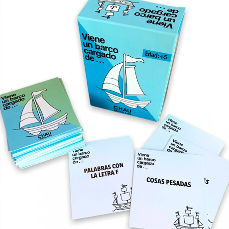 Juego Viene un barco cargado de... en caja Sc