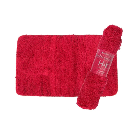 Alfombra Baño de 45x75 cm BORDO