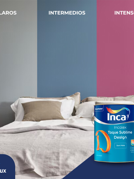 INCALEX TOQUE SUBLIME SEMI MATE COLORES CLAROS - 3.6LT N/A