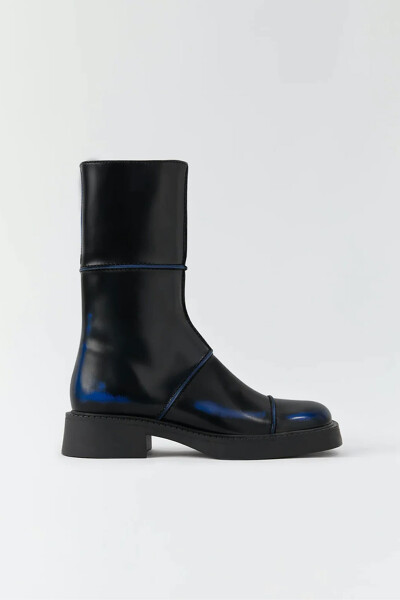 Dhalia Black And Blue Boots Black