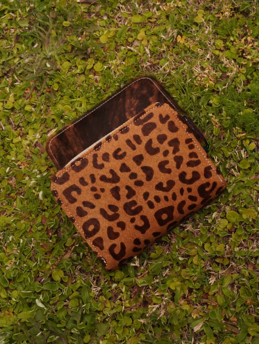 Mini Wallet - Leopard / Camel 