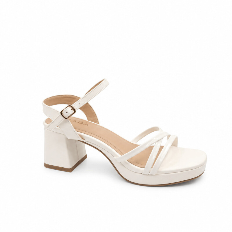 Sandalia de dama Osada WHITE