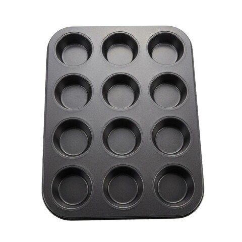MOLDE METAL C/12 DIV P/CUPCAKE Unica