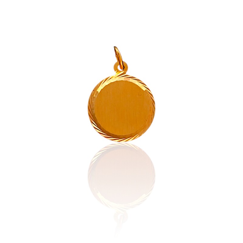 Dije Identidad-Oro bajo-Sin piedra-CP8574 Sinpiedra