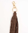 Charm Flecos Y Tachas Gamuza Vegana Chocolate