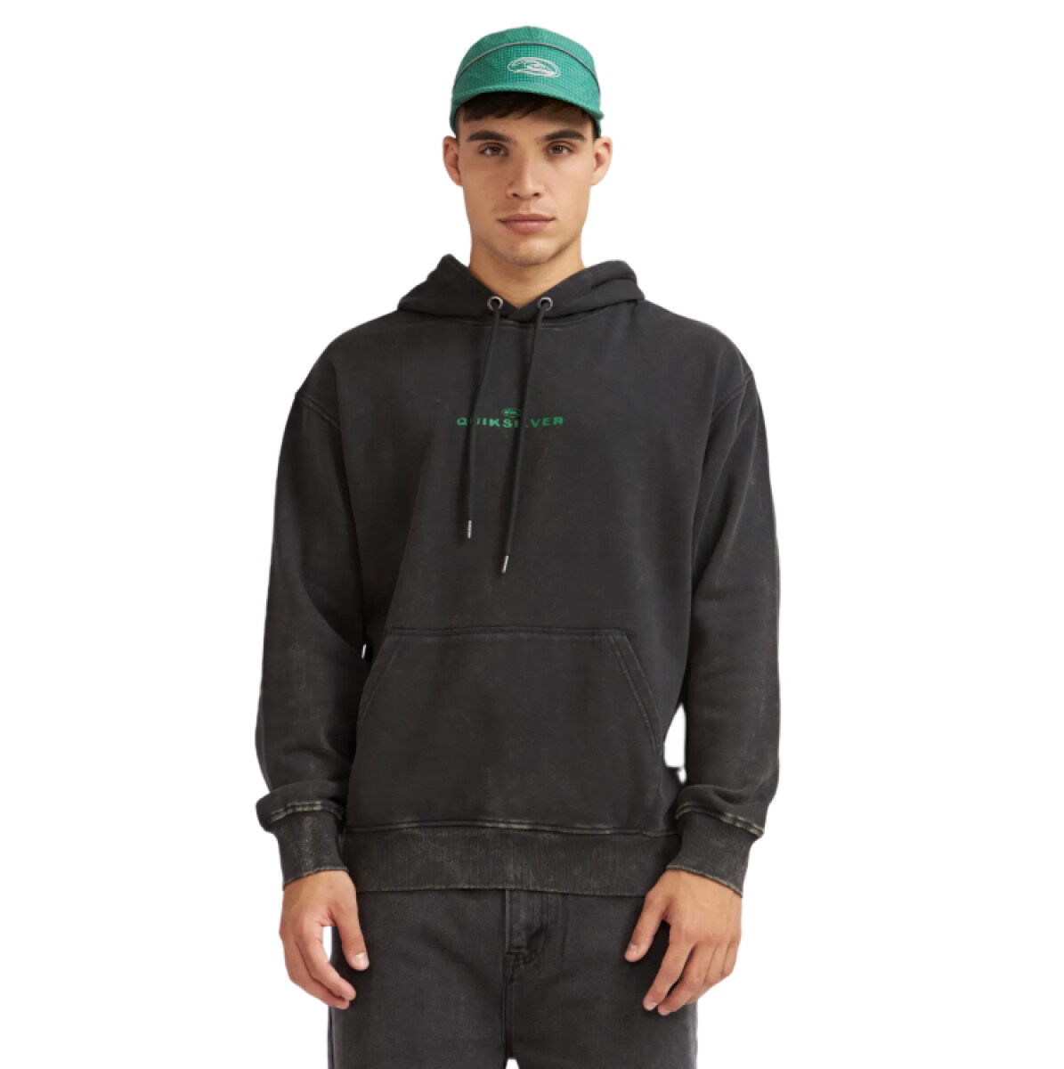 Canguro Quiksilver Upside Down - Negro 