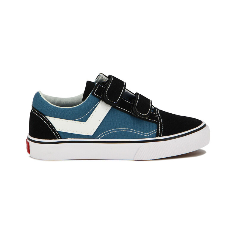 Pony Kids Champion Casual Old School Canva-suede C/velcro / Navy-black Marino-negro