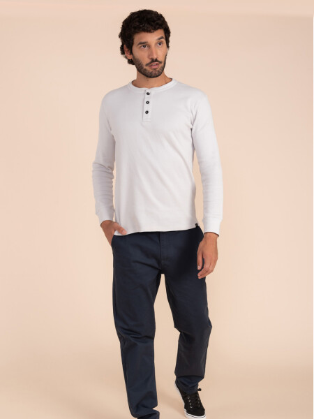 Pantalón chino Azul