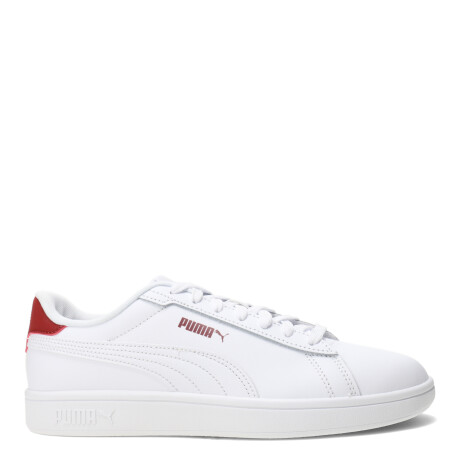 Championes de Hombre Puma Smash 3.0 L Blanco - Rojo