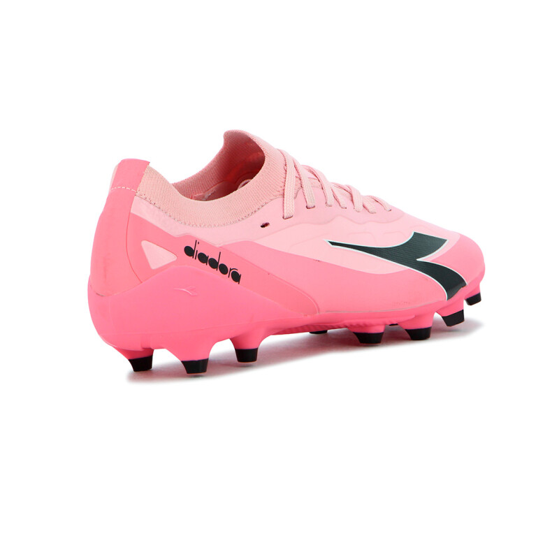 Zapato Fútbol Drop Md Diadora Hombre Rosado-negro